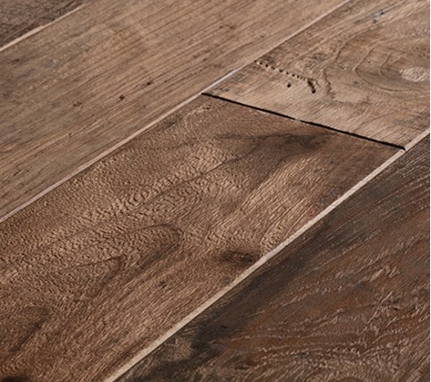 Hand-Scraped Rustic Flooring